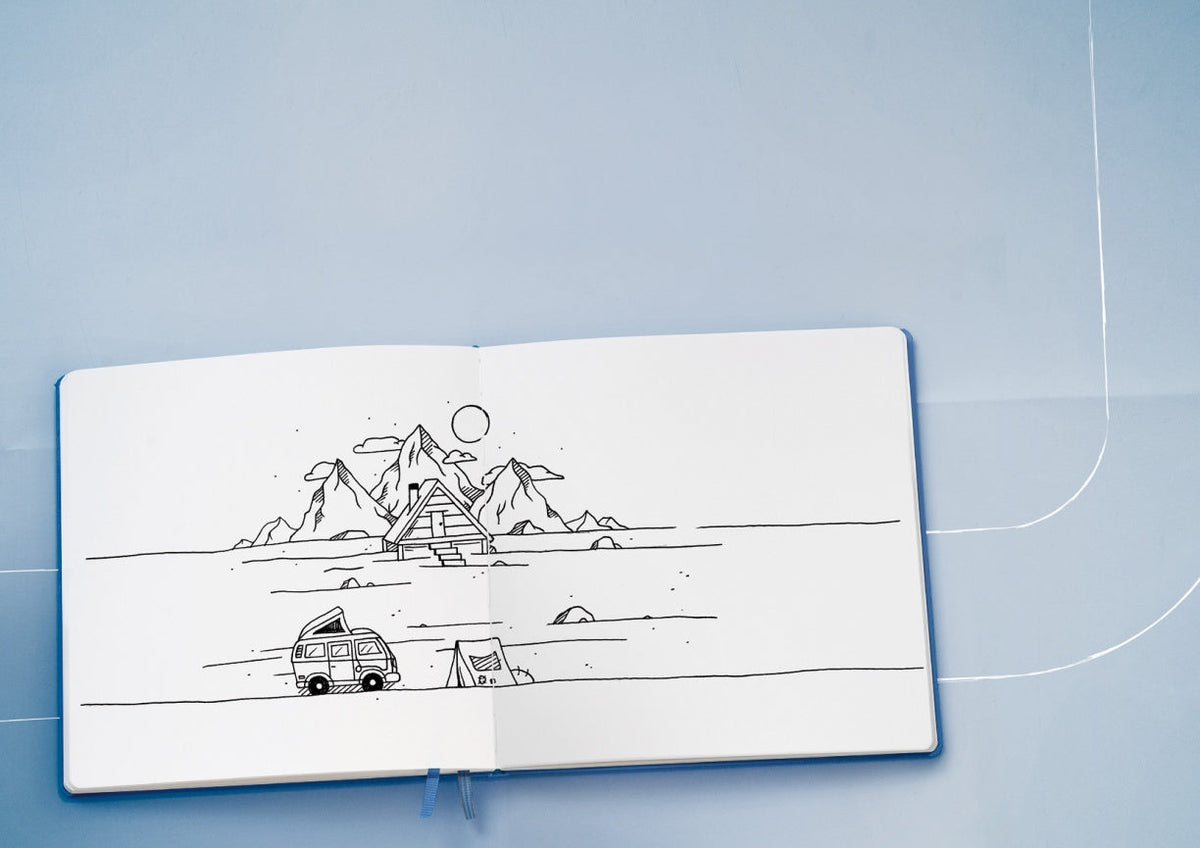 Leuchtturm1917 Plain Sketchbook112 pages (A5+) - Sage