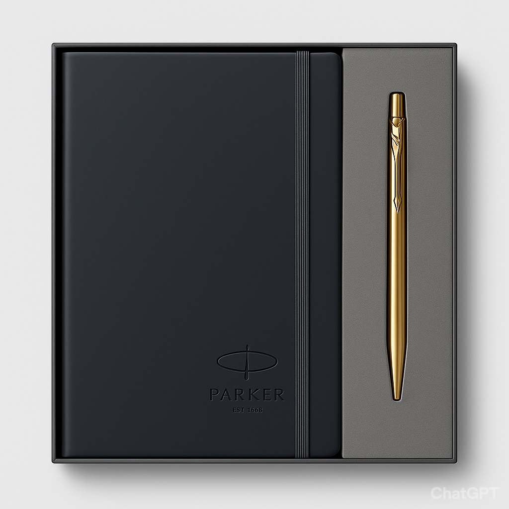 Parker Classic Gold Ball Pen With Diary Combo