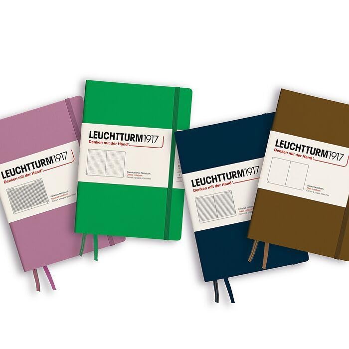 LEUCHTTURM1917 RULED NOTEBOOK-A5(251) - BLACK