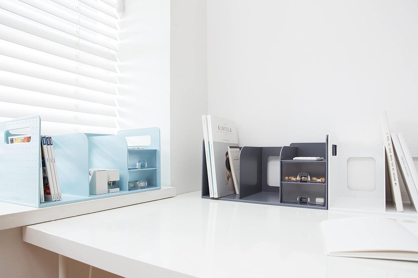 Sysmax | Book Rack With 2 Drawers | 2 Bookshelf | Organiser | Mint