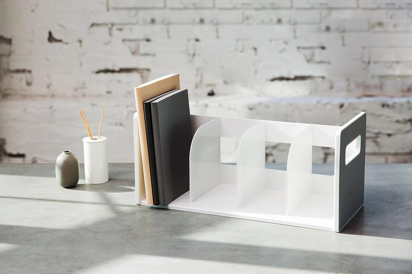 Litem | Book Rack with 4 Compartments | Organiser | Navy | My Room