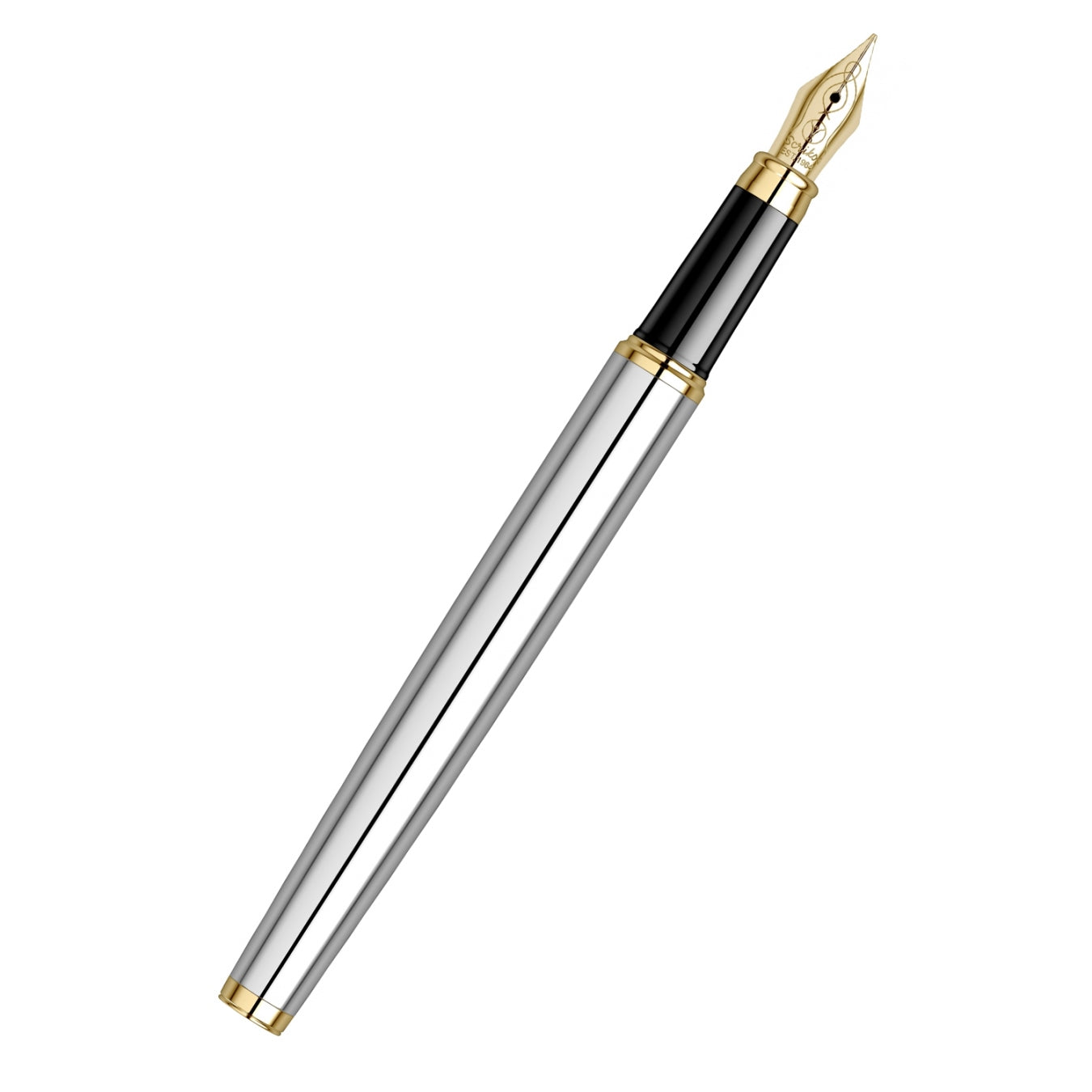 Scrikss Oscar 39 Medium nib Fountain Pen - Chrome GT