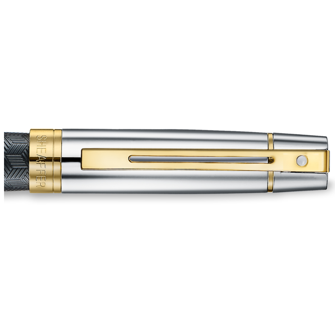 Sheaffer 300 Engraved Black Roller Pen