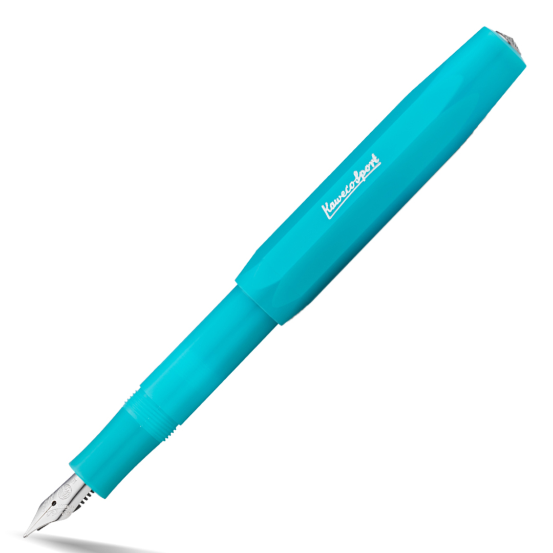 Kaweco Frosted Sport Light Blueberry Fountain Pen (With Clip)