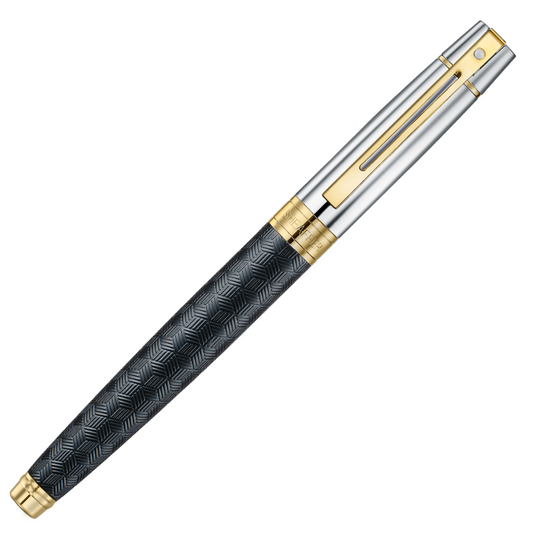 Sheaffer 300 Engraved Black Roller Pen