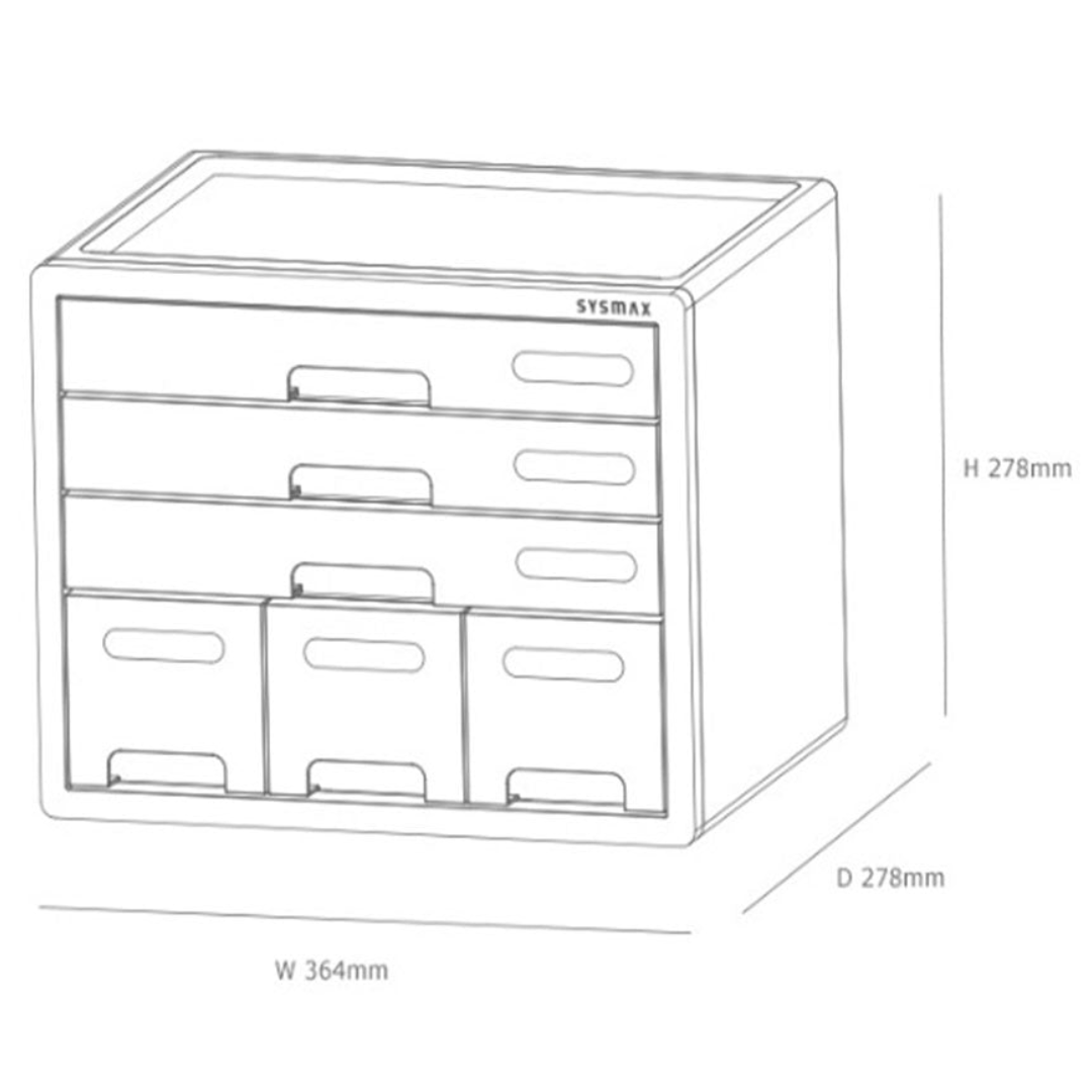 Litem Combo Cabinet - Grey