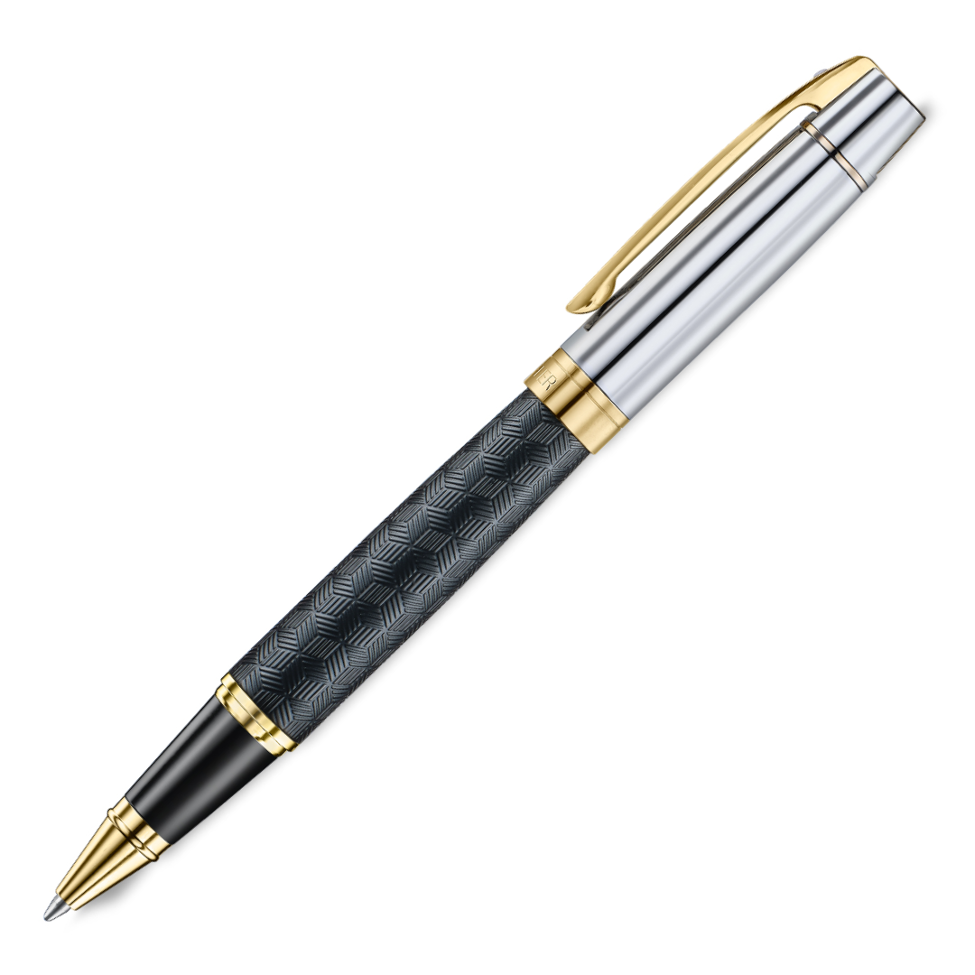 Sheaffer 300 Engraved Black Roller Pen