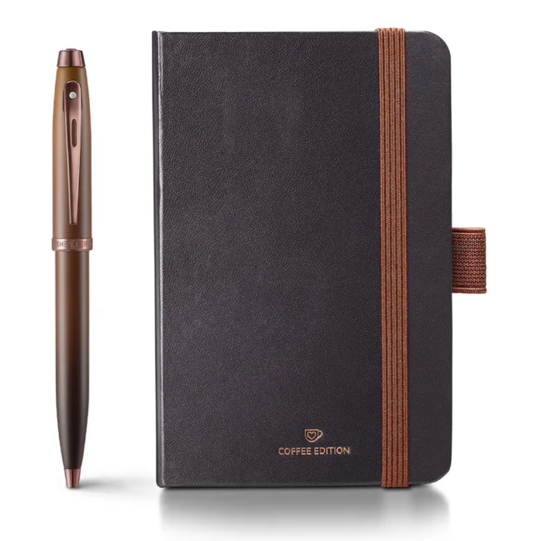 Sheaffer Coffee Edition Ballpoint Pen with & Small Notebook