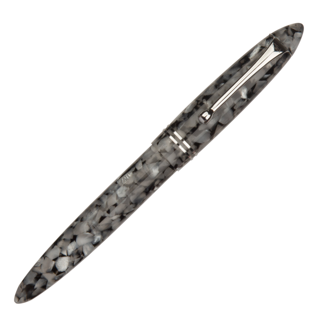 Click Yen Fountain Pen Antique Silver