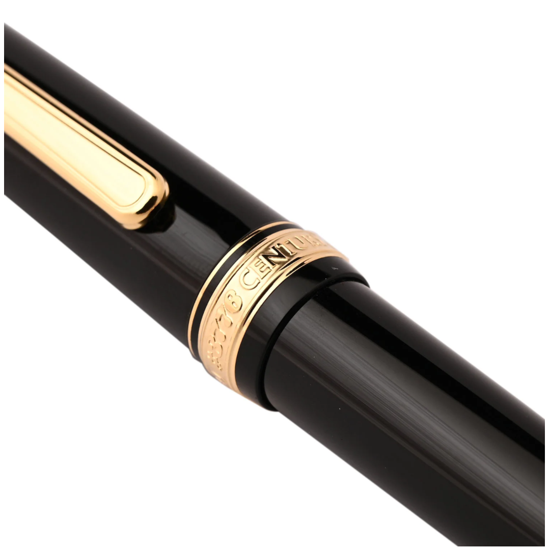 Platinum Century 3776 Fountain Pen Black in Black