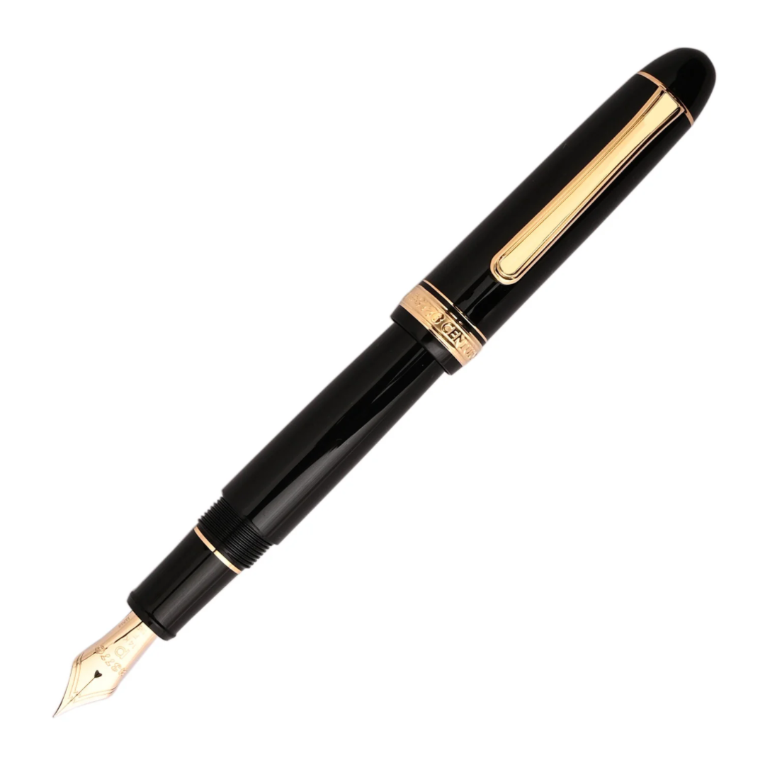 Platinum Century 3776 Fountain Pen Black in Black