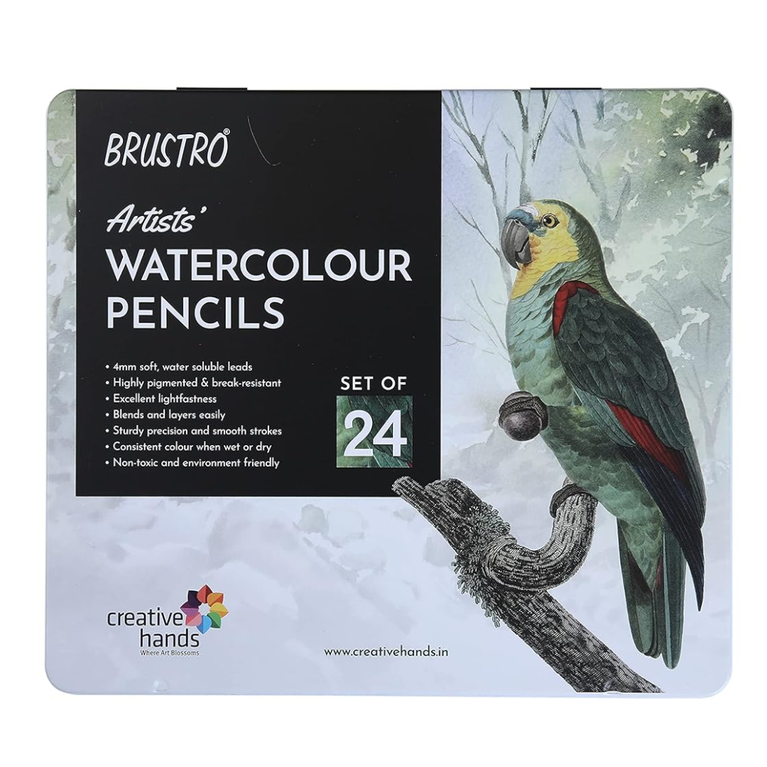 Brustro Watercolour Pencil - 24 Shades Set