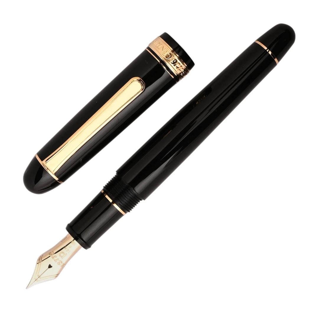 Platinum Century 3776 Fountain Pen Black in Black