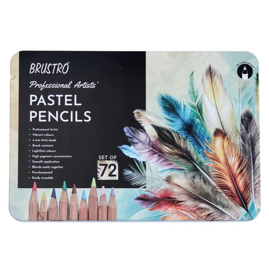 Brustro Pastel Colour Pencils - 72 Shades Set