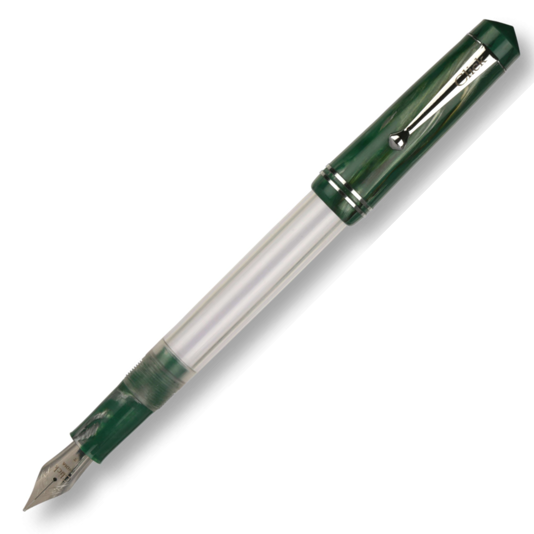 Click Aristocrat HT Fountain Pen Green Marble