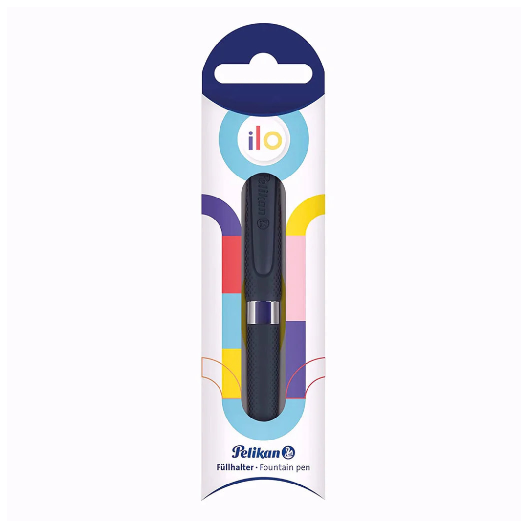 Pelikan ILO Black Fountain Pen - Medium Nib