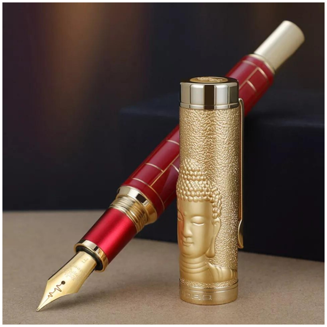 Jinhao Buddha Limited Edition Fountain Pen (With Ink Bottle)