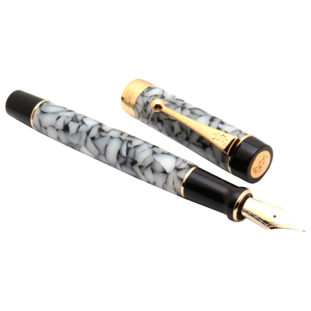 Jinhao Acrylic Marble Fountain Pen (With Ink Bottle)