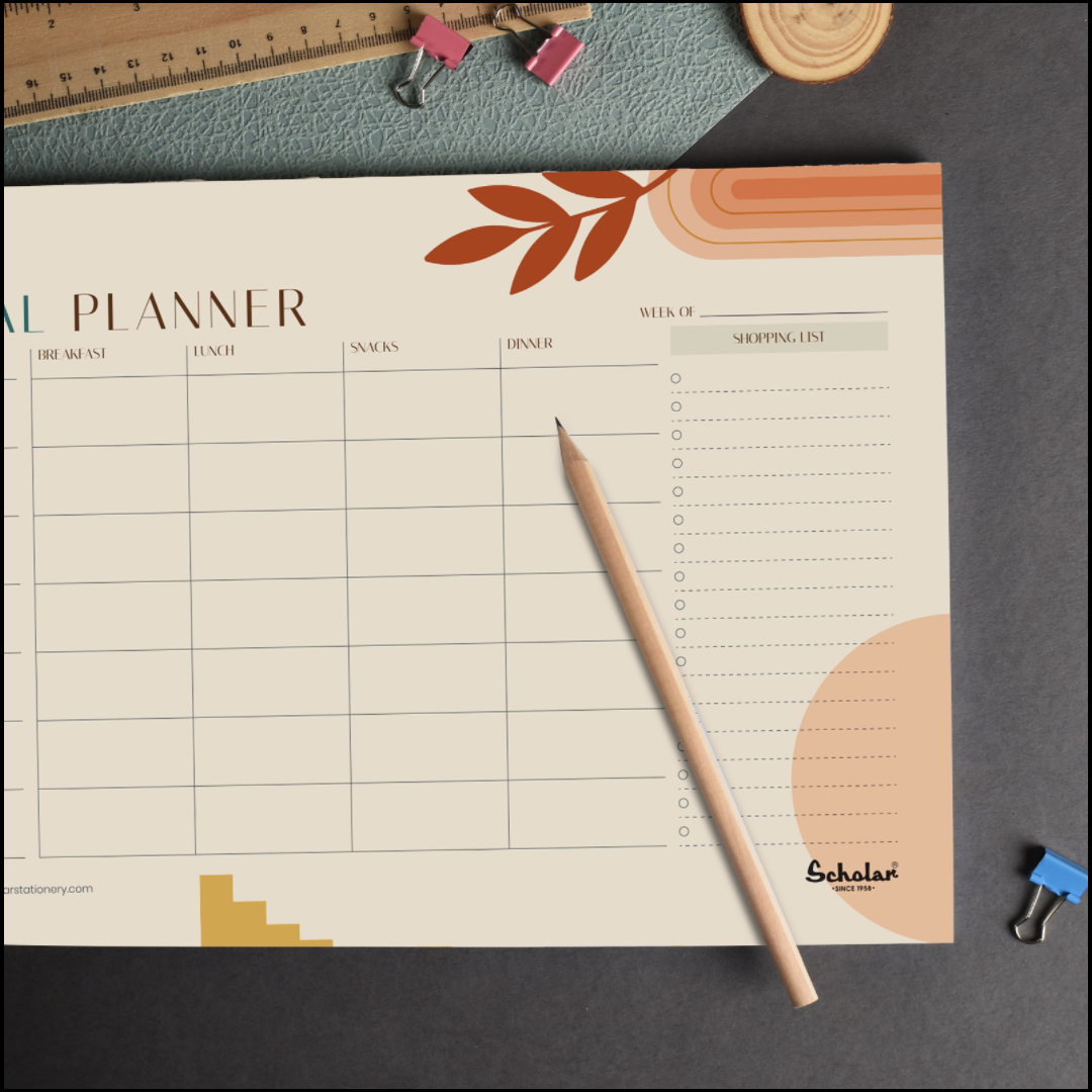 Scholar Meal Planner Horizontal