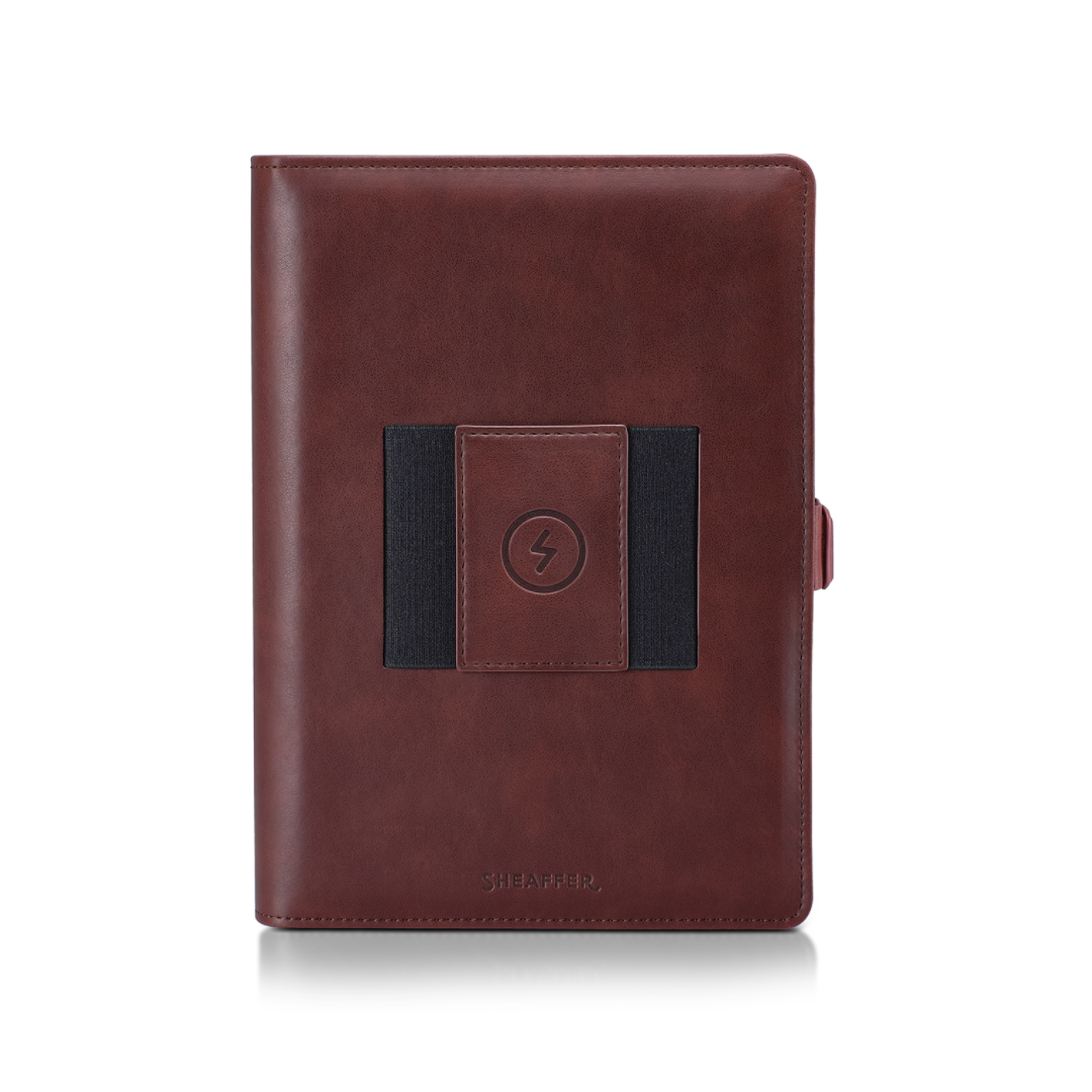 Sheaffer Superbook 1200mAh Powerbank Organizer - Brown (with pendrive)
