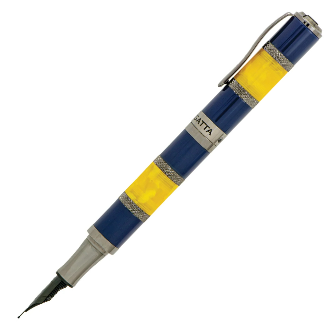 Monteverde Regatta Fountain Pen - Blue Yellow