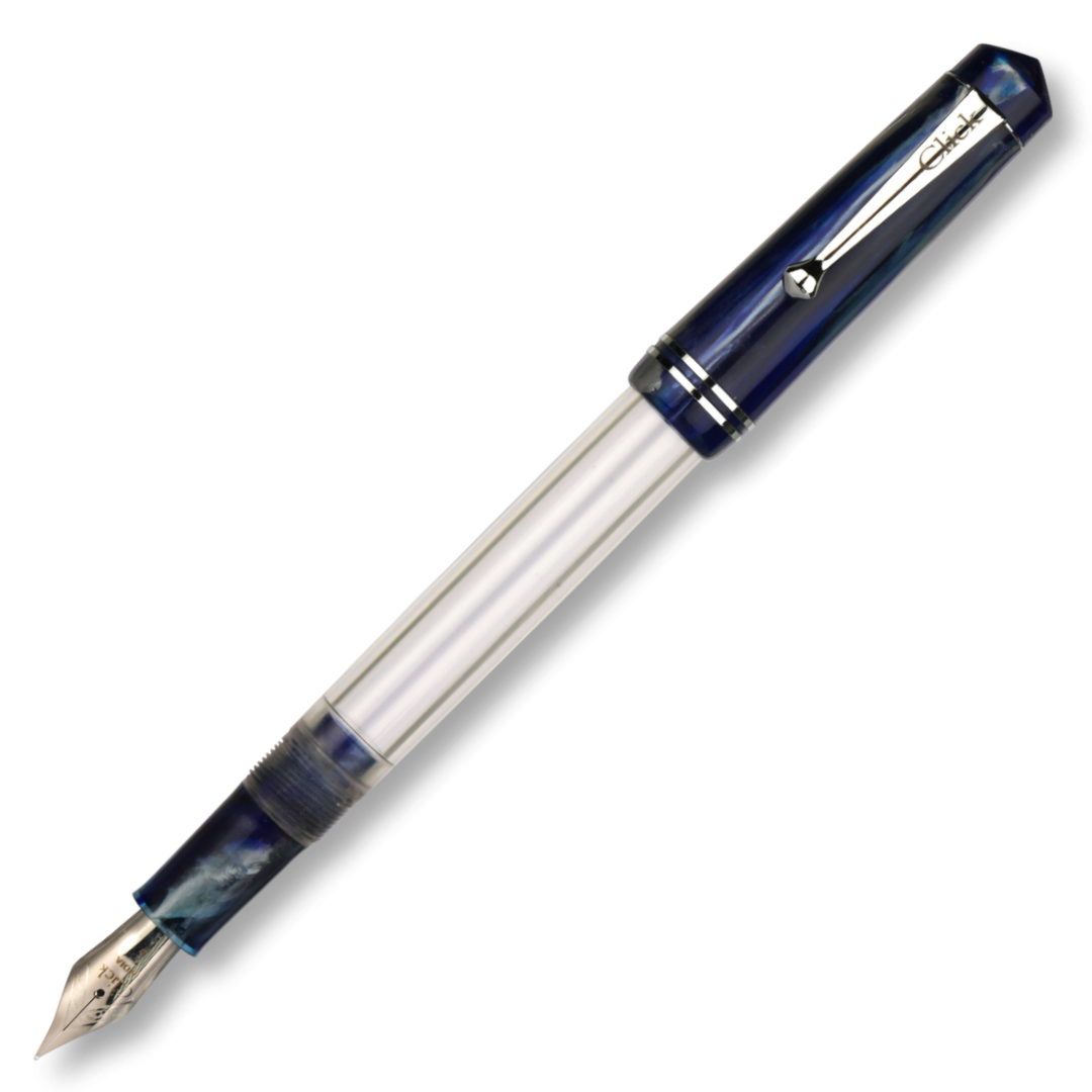 Click Aristocrat HT Fountain Pen Blue Marble