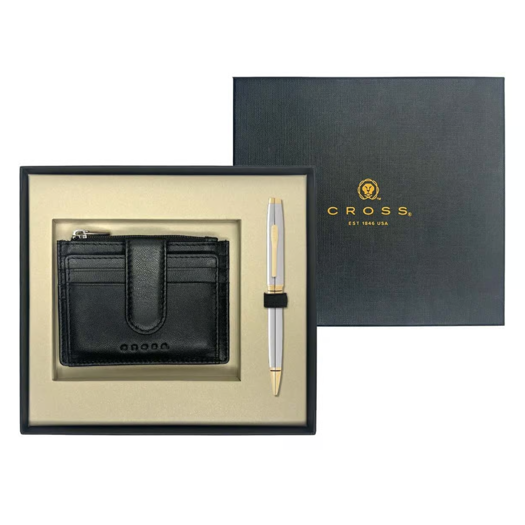 Cross Coventry Medalist Ball Pen & Card Holder Gift Set