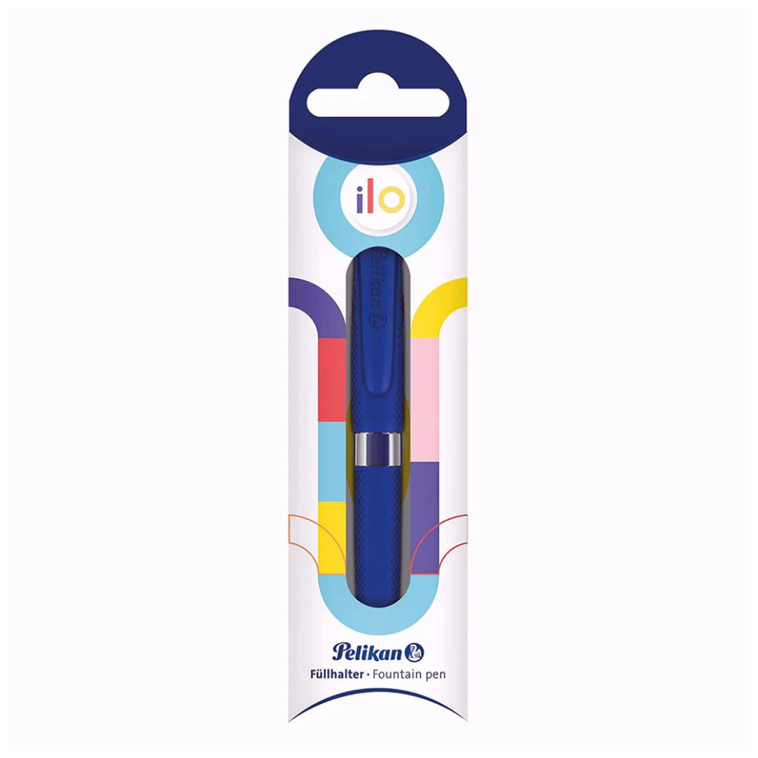 Pelikan ILO Blue Fountain Pen - Medium Nib