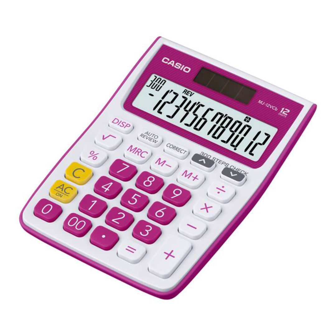 Casio Calculator MJ-12VCb-RD