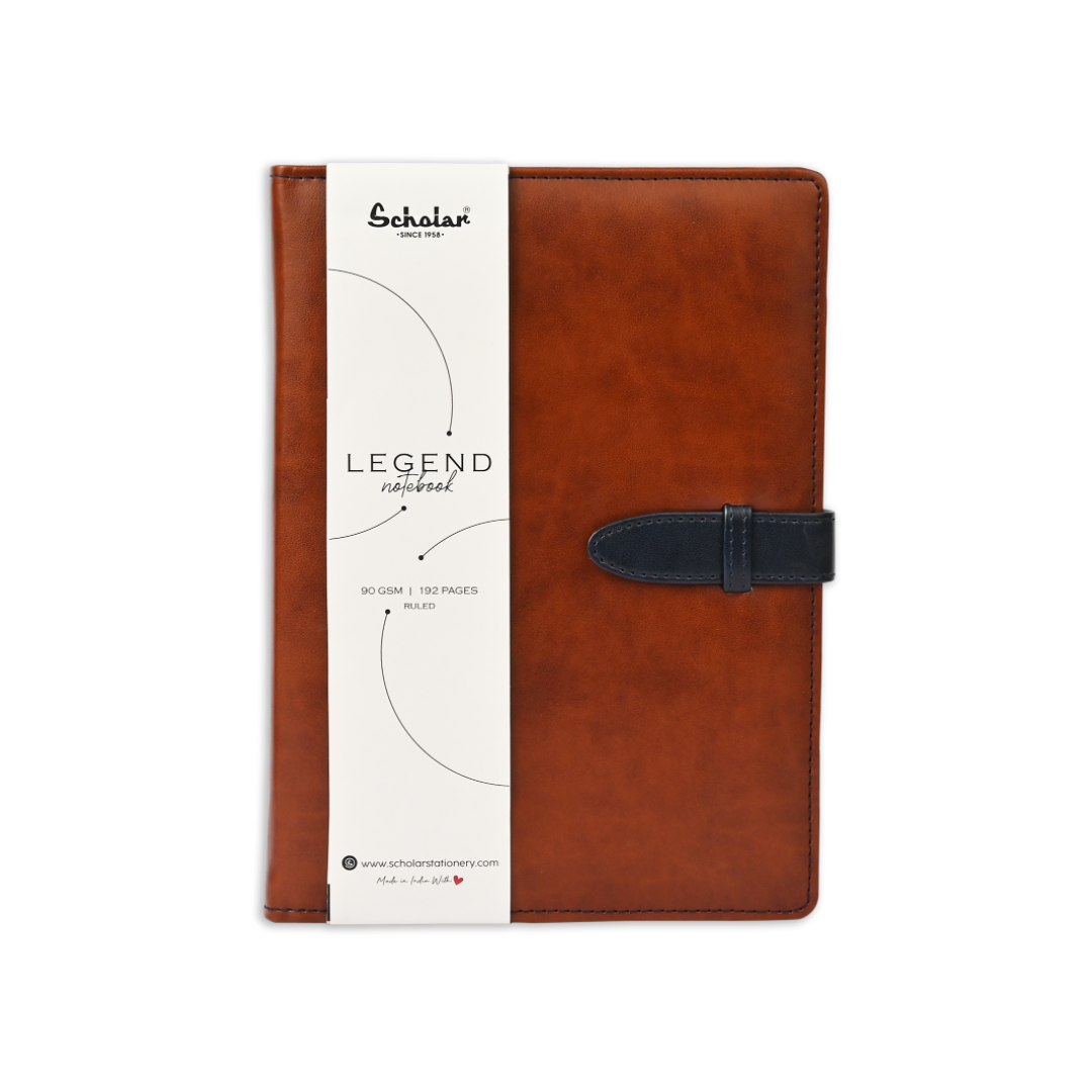 Scholar Legend Journal Tan (A6) (Pocket Size)