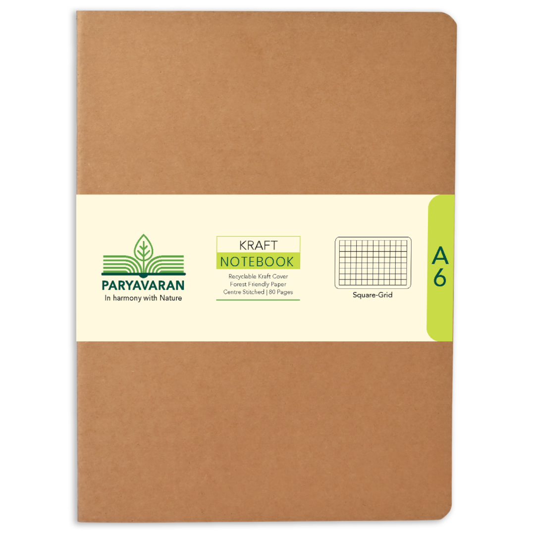 Scholar Square Grid Notebook A6