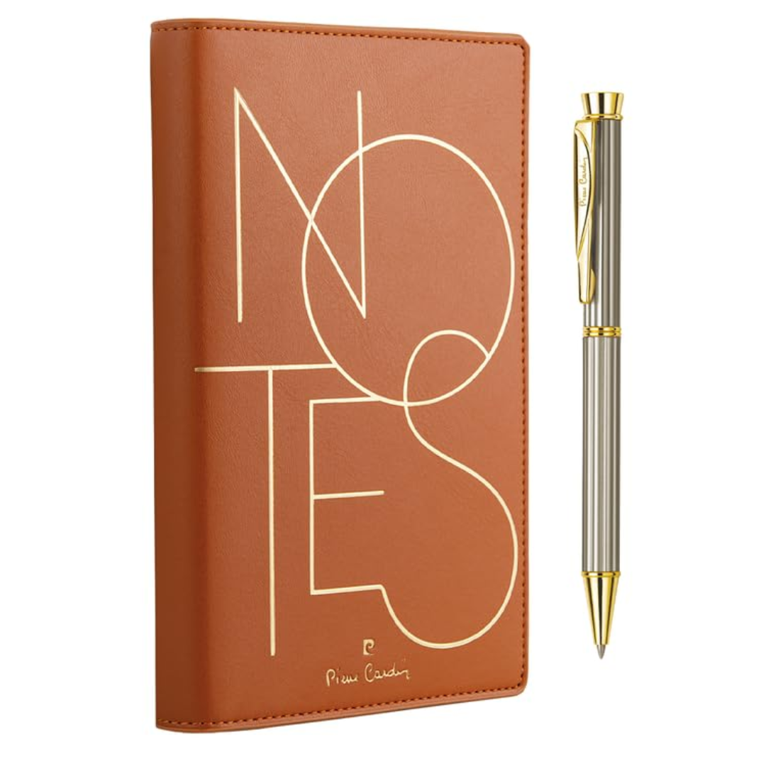 Pierre Cardin Notes Pen & Diary Gift Set (Brown)