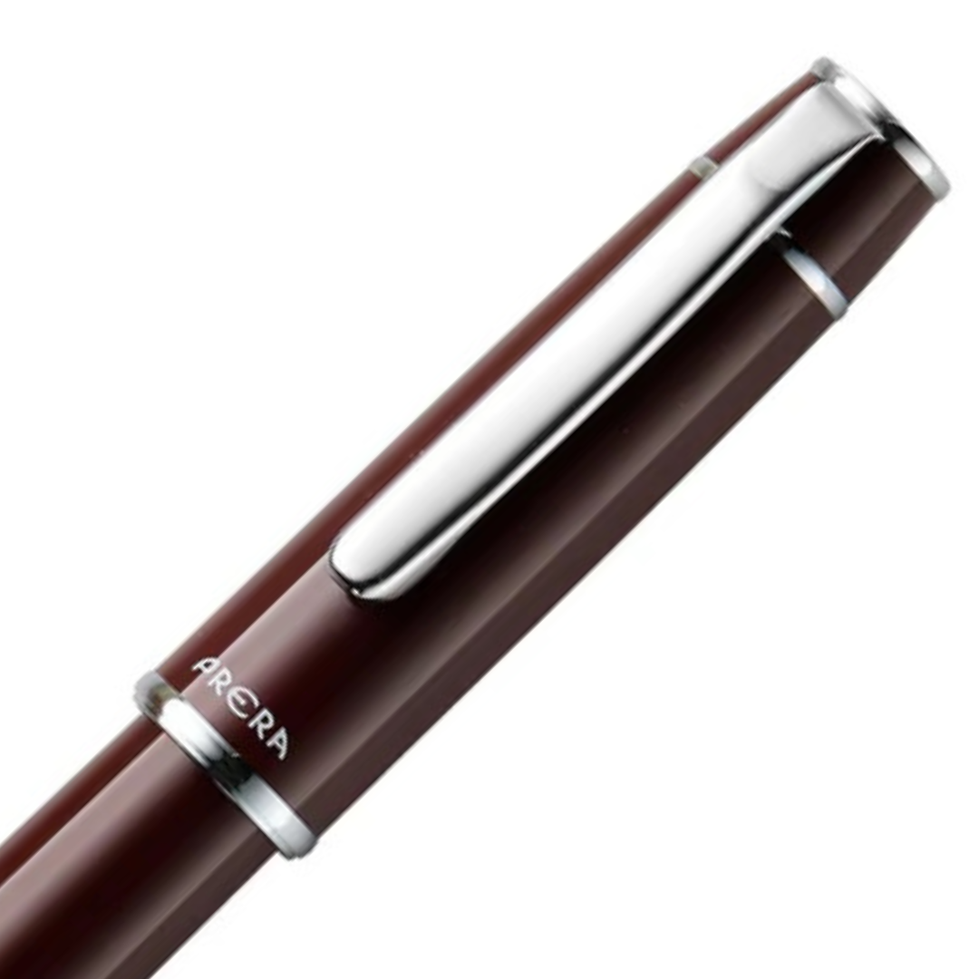 Pilot Prera Red Brown Fountain Pen