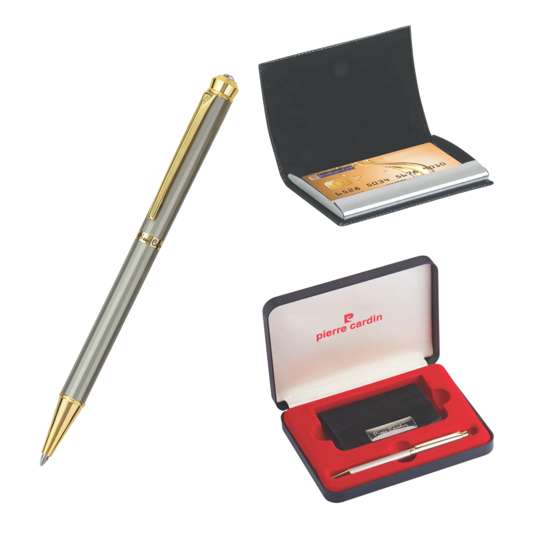 Pierre Cardin Tycoon Gift Set (Ball Pen + Card Holder)