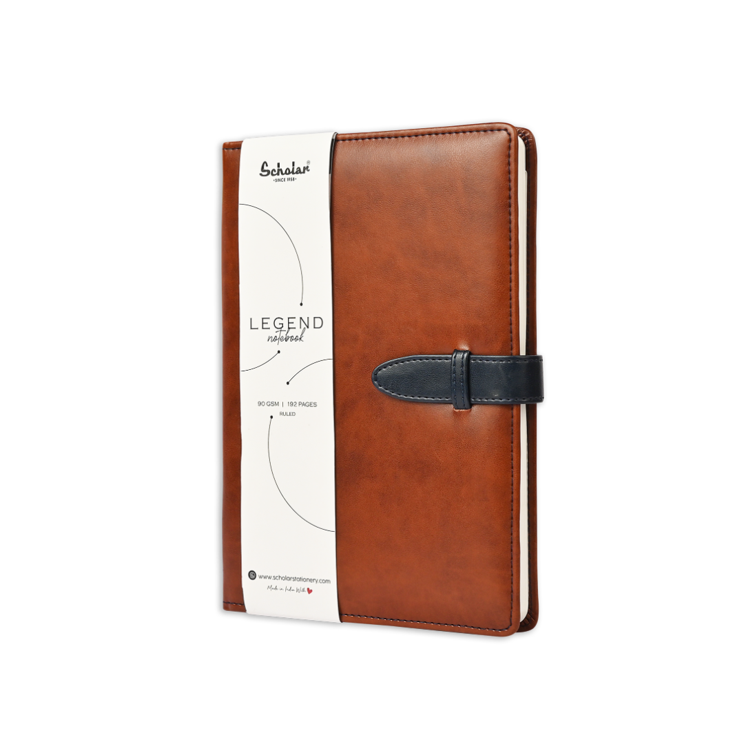 Scholar Legend Journal Tan (A6) (Pocket Size)
