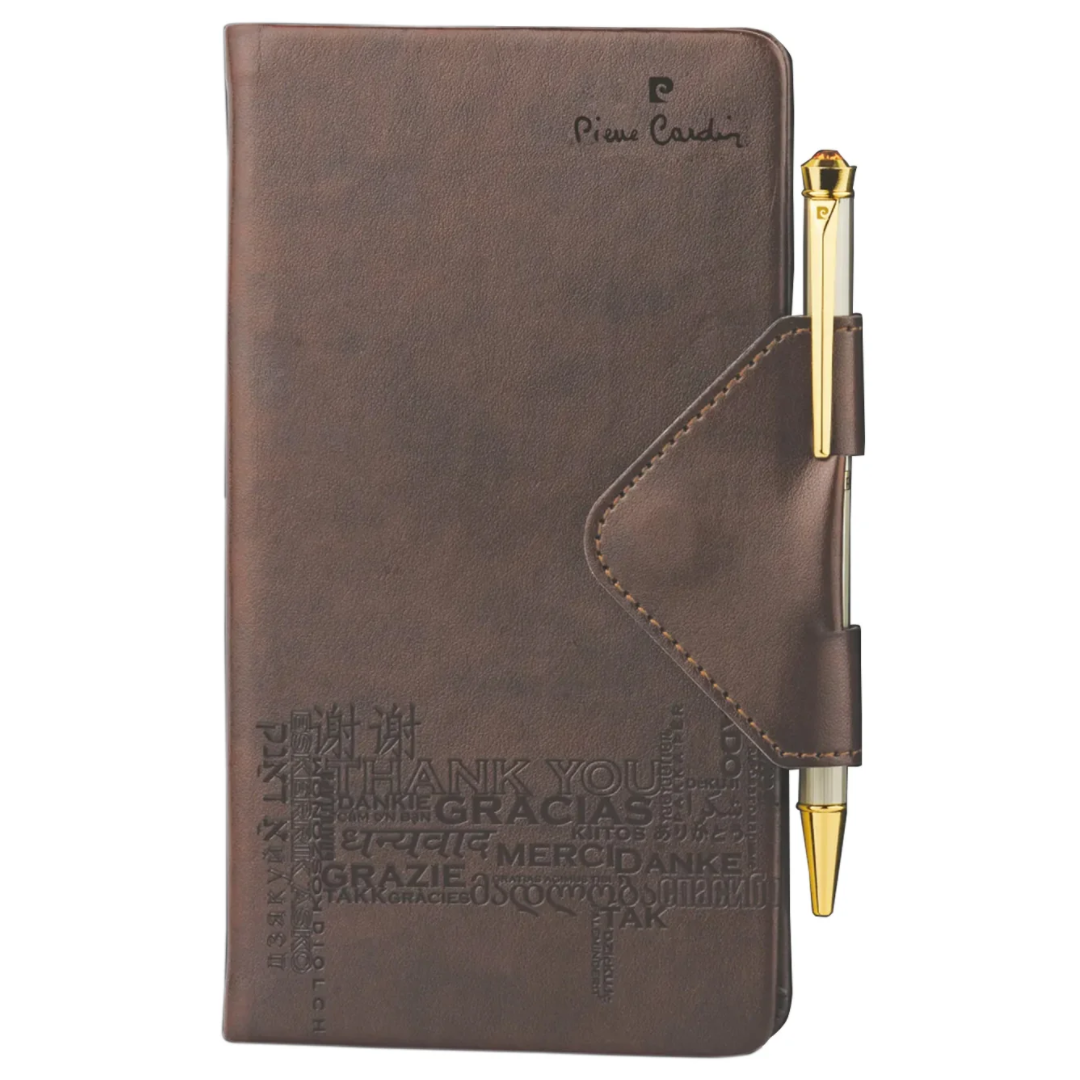Pierre Cardin Thank You Pen & Diary Gift Set (Brown)