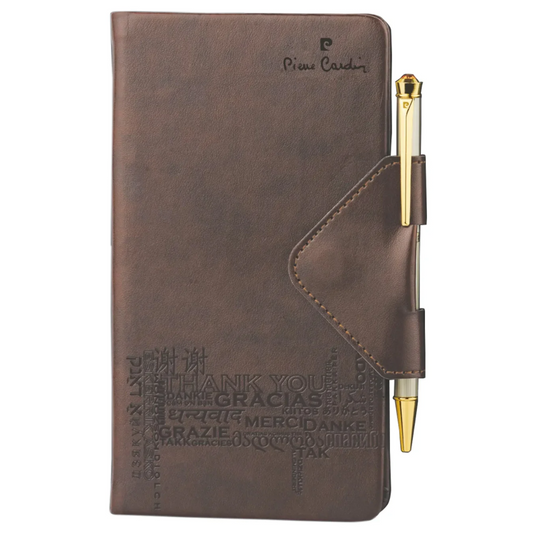 Pierre Cardin Thank You Pen & Diary Gift Set (Brown)