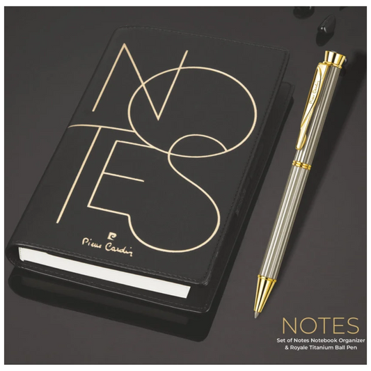 Pierre Cardin Notes Pen & Diary Gift Set (Black)