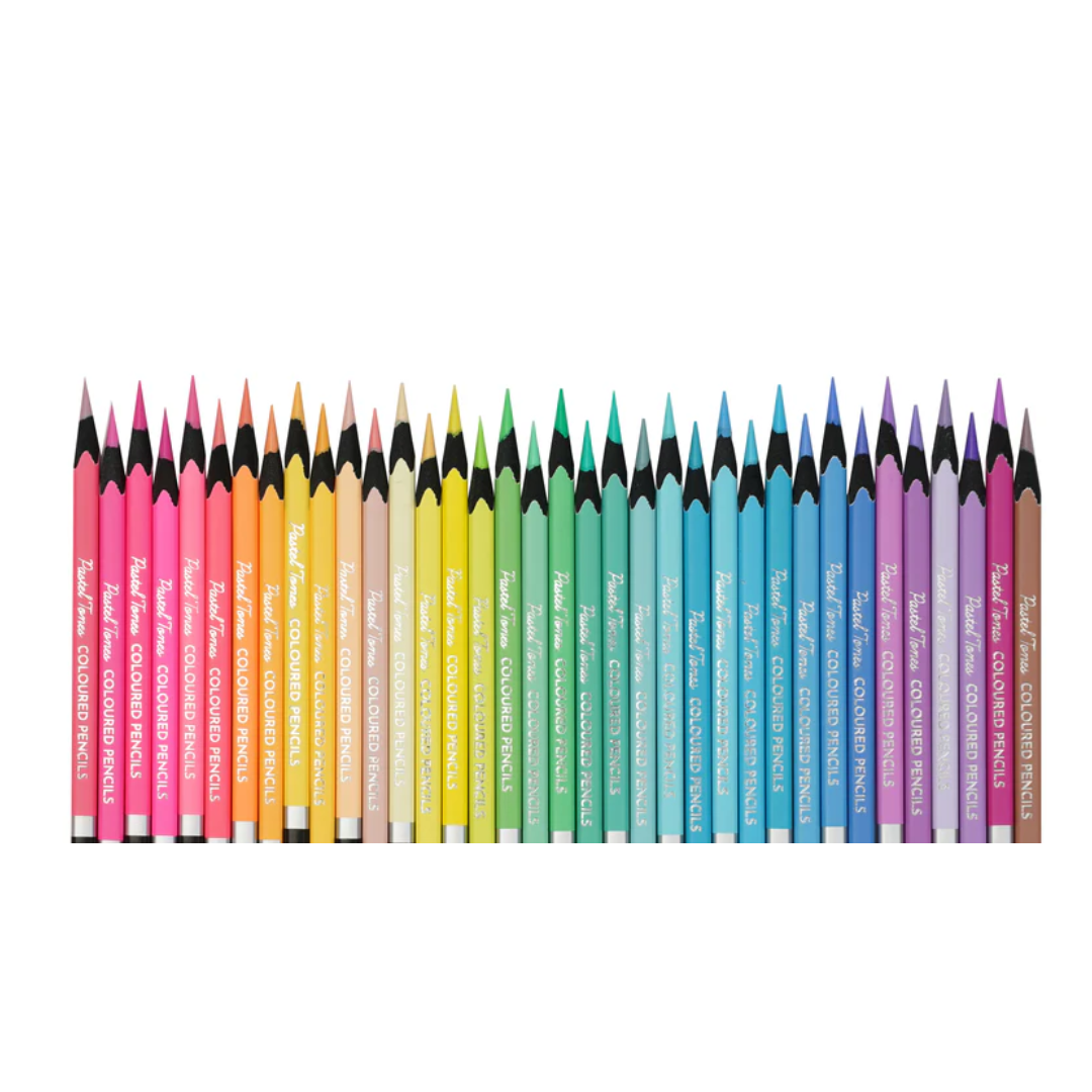 Brustro Pastel Colour Pencils - 36 Shades Set