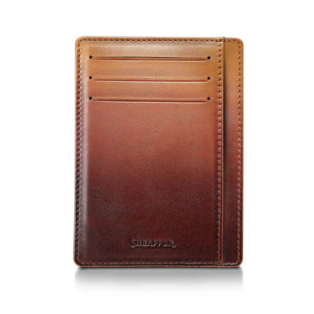 Sheaffer VFM Coffee Edition Pen with Card Holder Combo Set