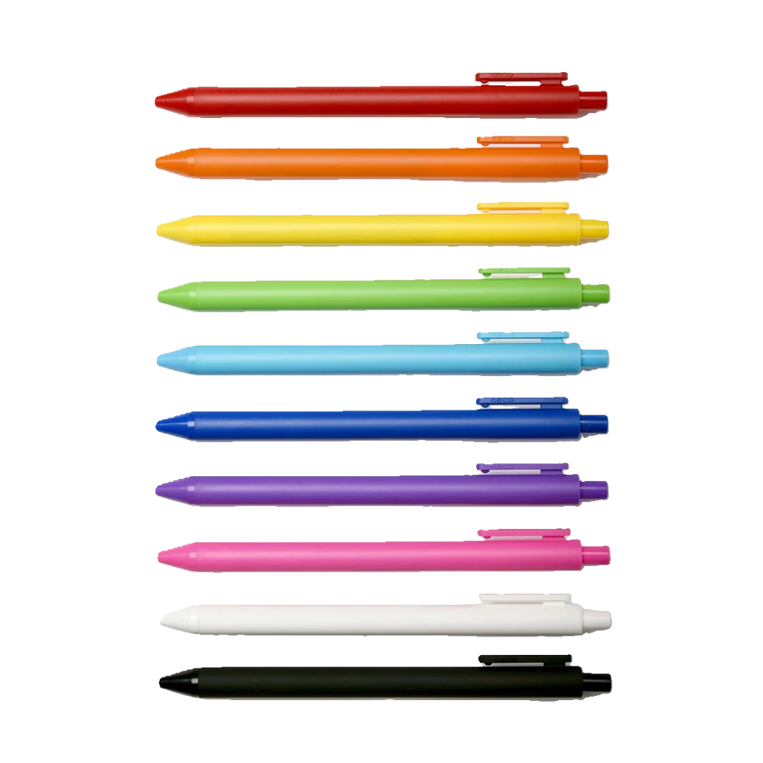Kaco Pure Coloured Gel Pen - 10 Colour Set