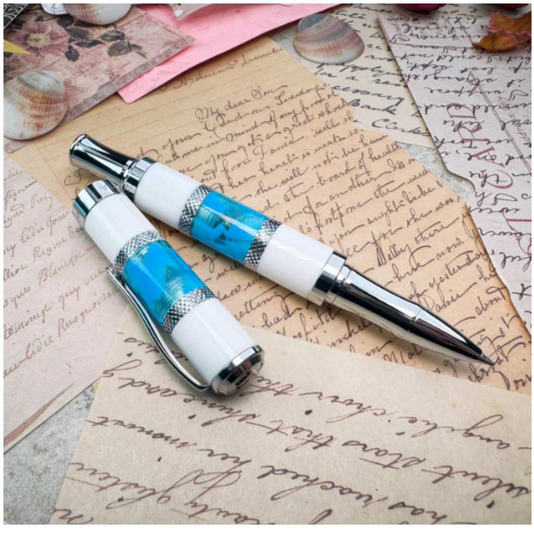 Monteverde Regatta Sport Roller Pen - Santorini Blue
