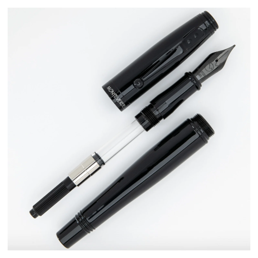 Monteverde Invincia Fountain Pen - Stealth Black