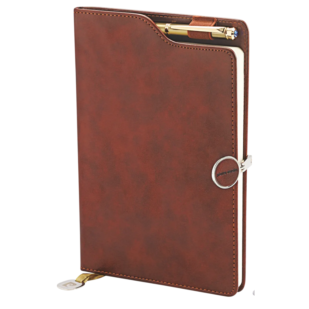 Pierre Cardin Elite Pen & Diary Gift Set (Brown)