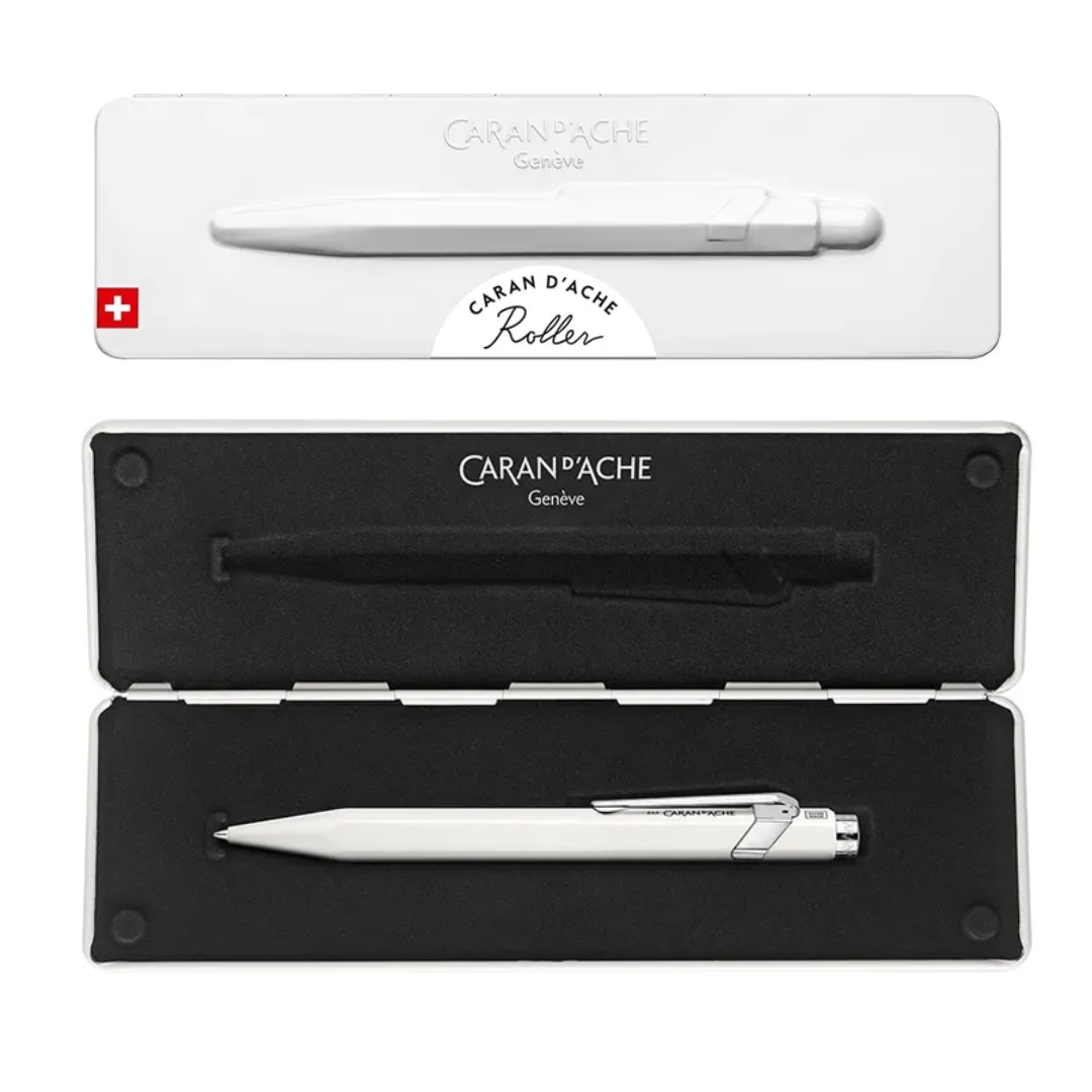 Caran D'Ache 849 Classic Line Roller Pen White
