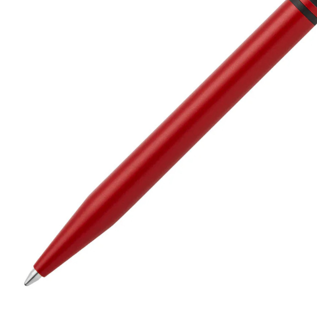 Cross Click Tuxedo Satin Metallic Red Ballpoint Pen
