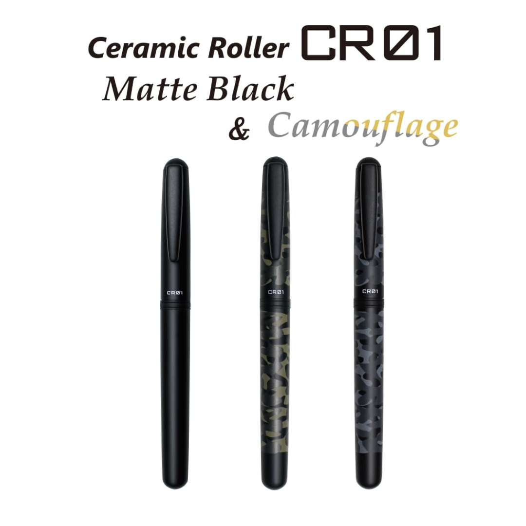 Ohto CR01 Matt Black Roller Pen