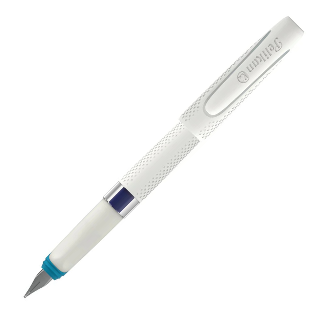 Pelikan ILO White Fountain Pen - Medium Nib
