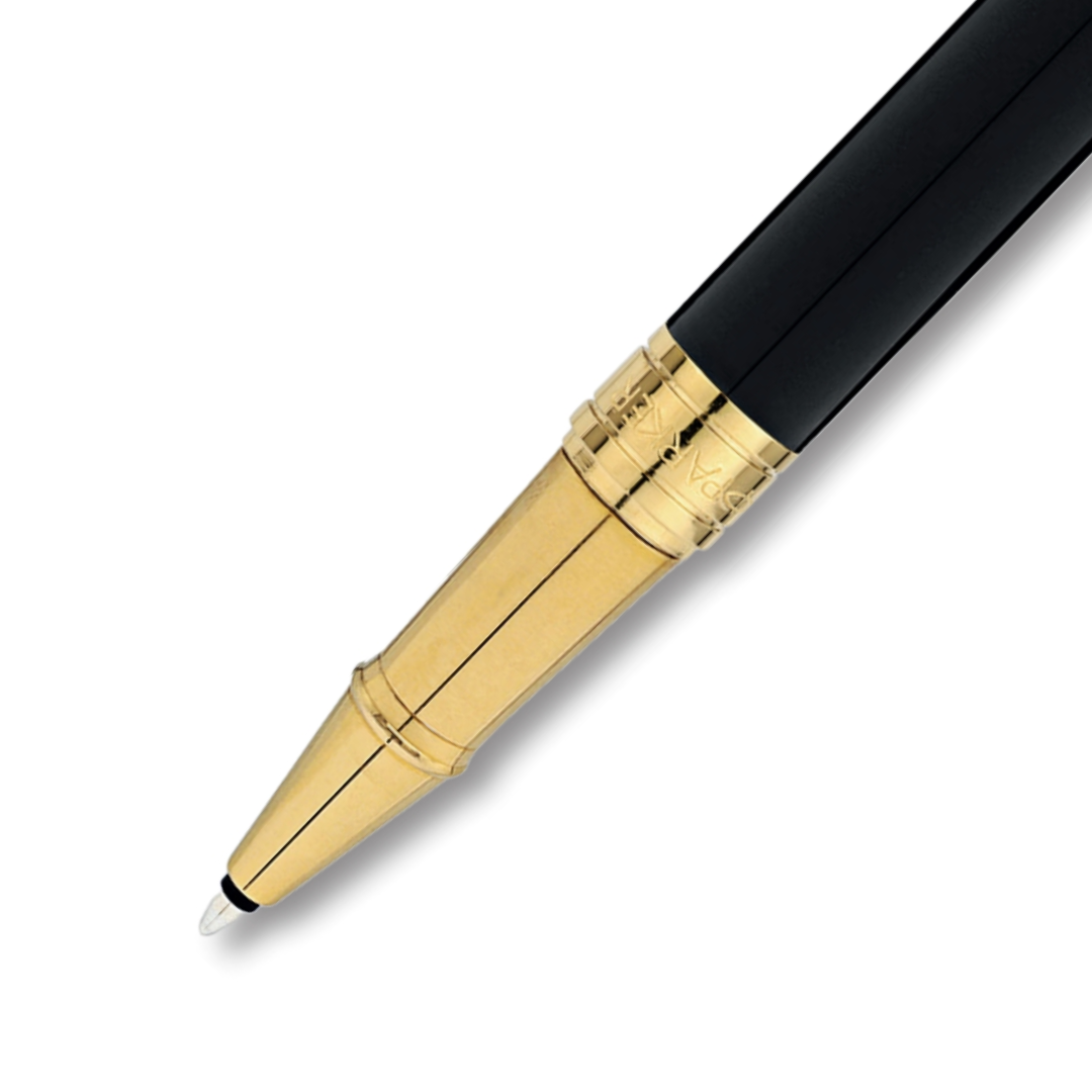 Parker Aster Essential Black & Gold - Gold Trim Roller Pen