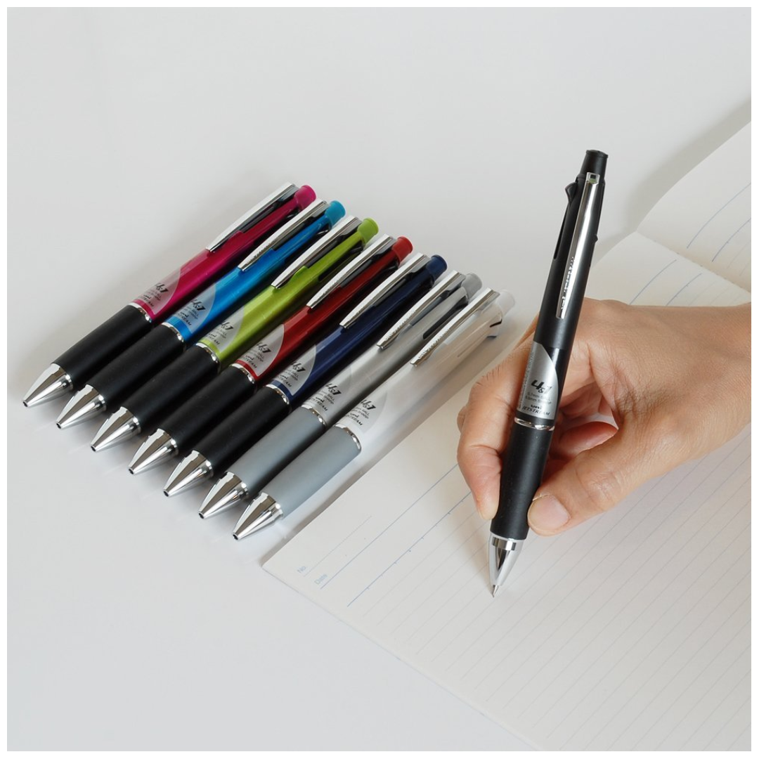Uni 4 & 1 Multifunction Ball Pen Pink (4 Pen + 1 Pencil)